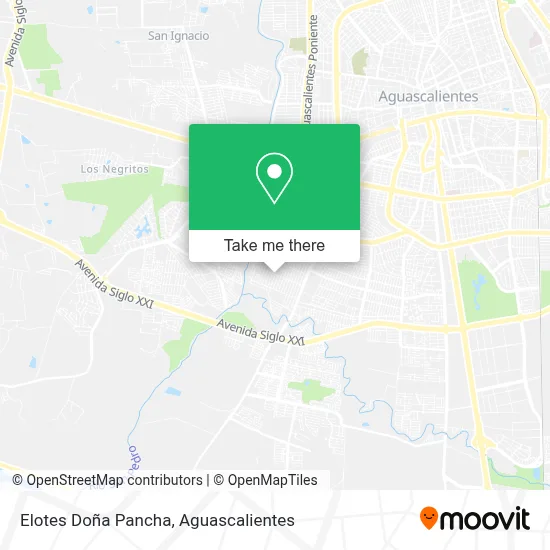 Elotes Doña Pancha map