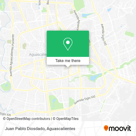 Juan Pablo Diosdado map