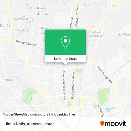 Jimlo Nails map