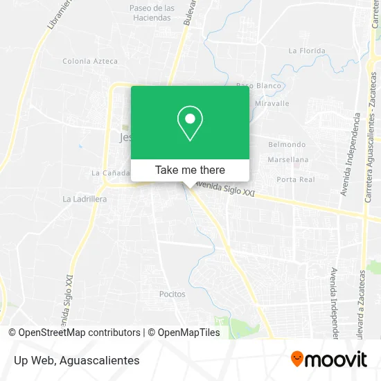 Up Web map