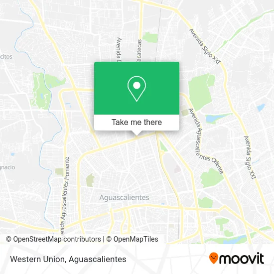 Western Union map