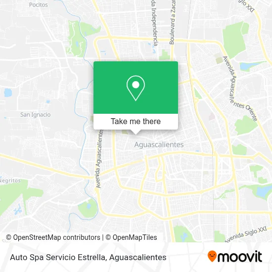 Auto Spa Servicio Estrella map