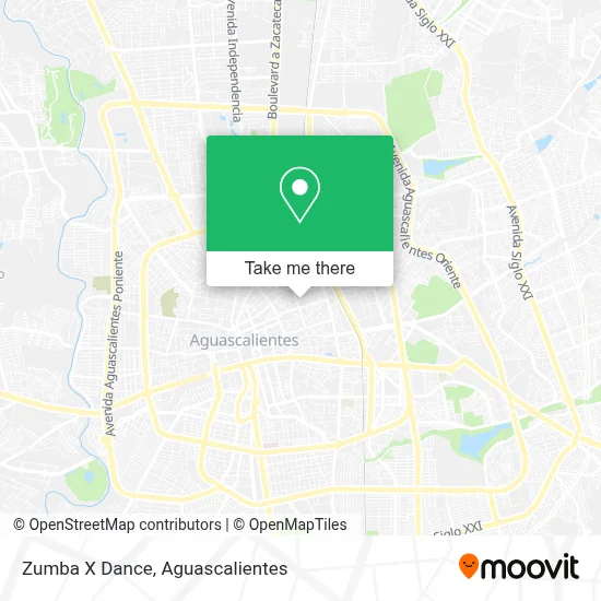 Zumba X Dance map