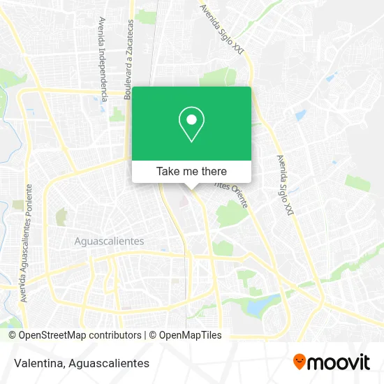 Valentina map