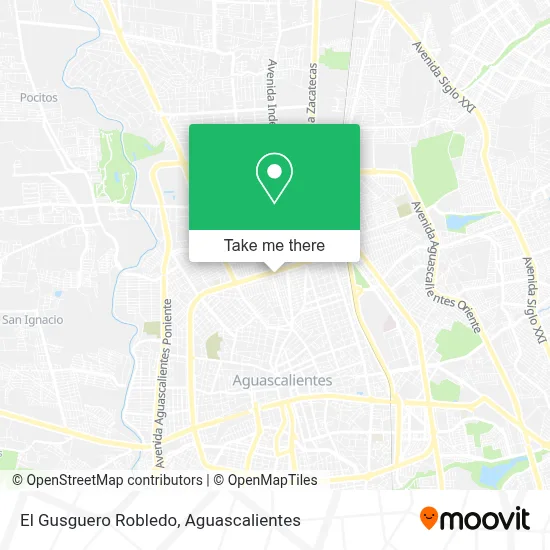 El Gusguero Robledo map