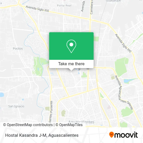 Hostal Kasandra J-M map