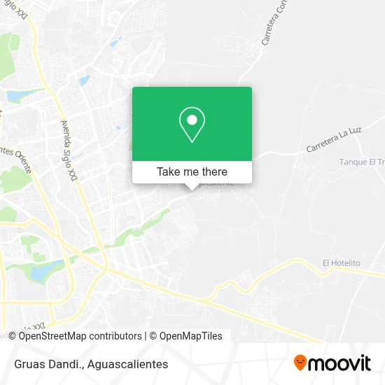 Gruas Dandi. map