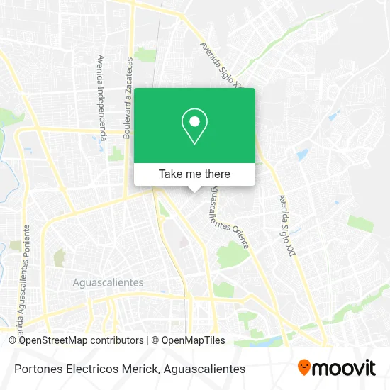 Portones Electricos Merick map