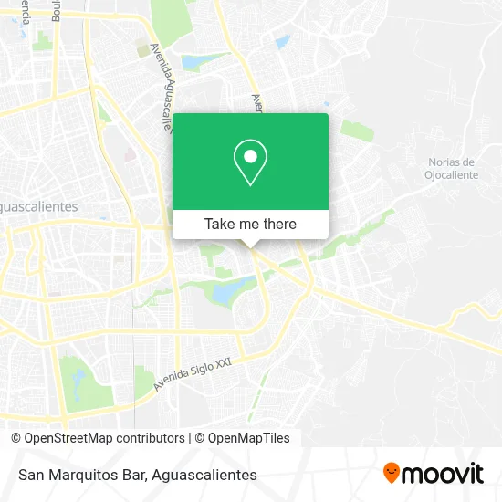 San Marquitos Bar map
