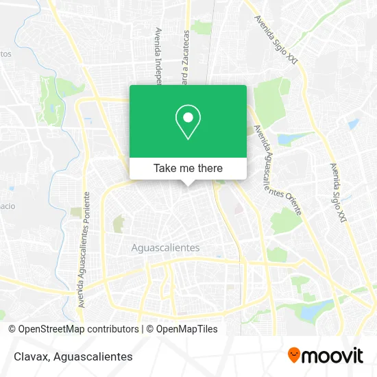 Clavax map