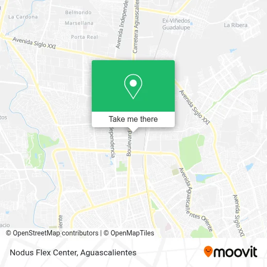 Nodus Flex Center map