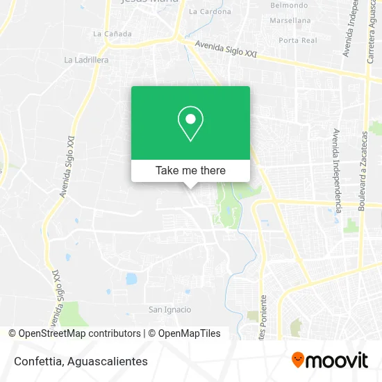 Confettia map