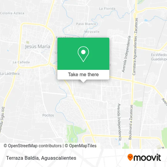 Terraza Baldía map
