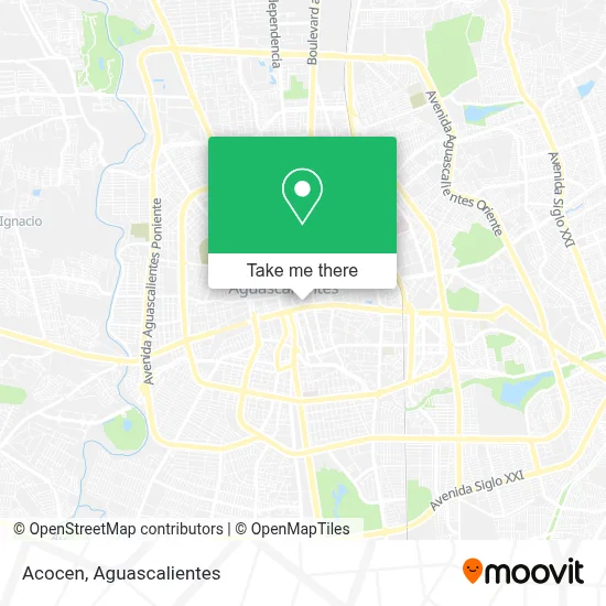 Acocen map
