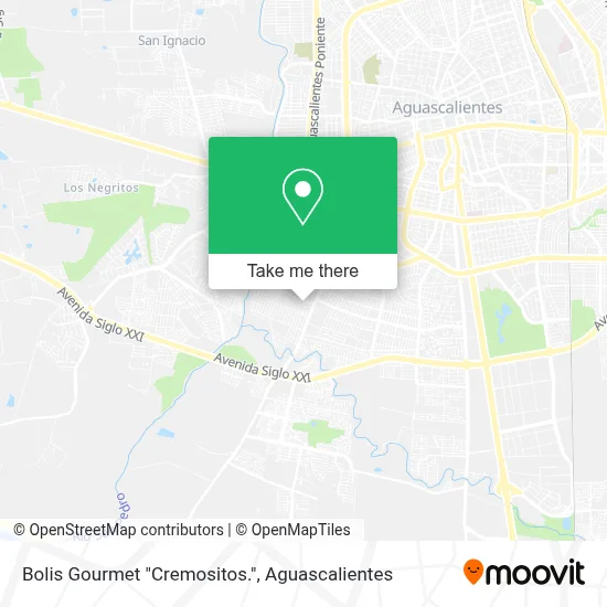 Bolis Gourmet "Cremositos." map