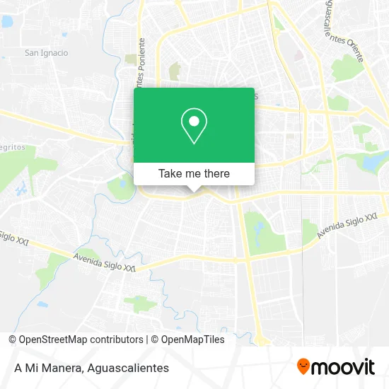 A Mi Manera map