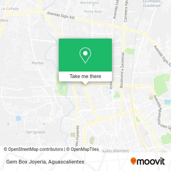 Gem Box Joyería map