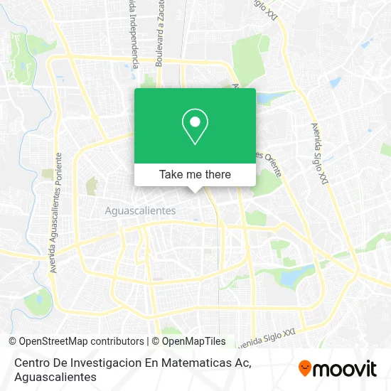 Centro De Investigacion En Matematicas Ac map