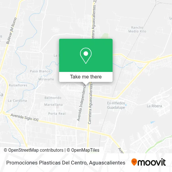 Promociones Plasticas Del Centro map