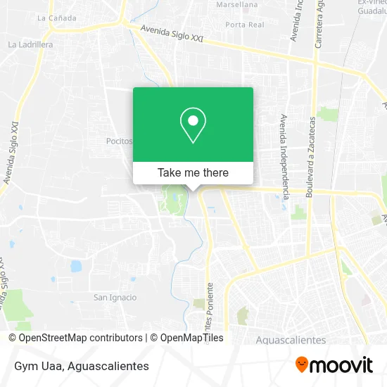 Gym Uaa map