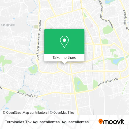 Terminales Tpv Aguascalientes map