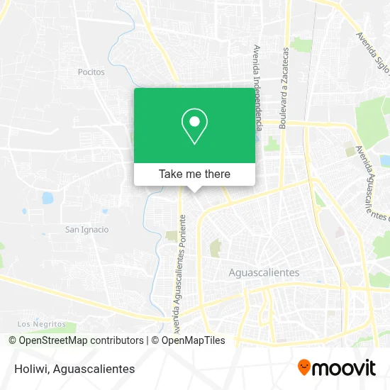 Holiwi map