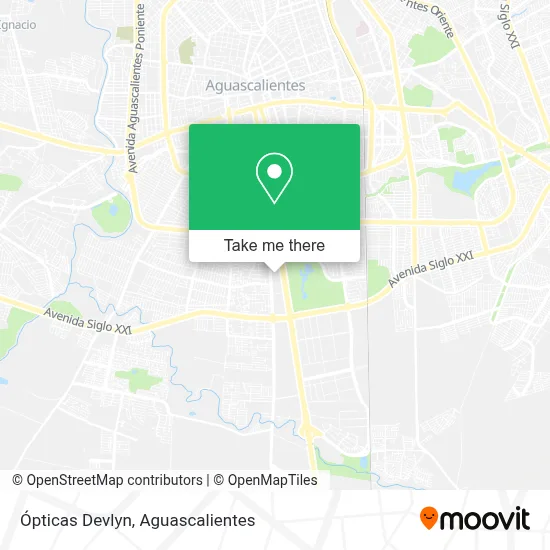 Ópticas Devlyn map