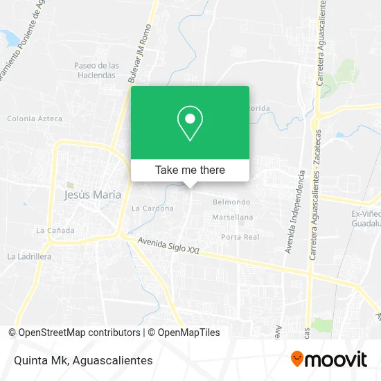 Quinta Mk map