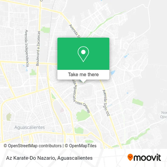 Az Karate-Do Nazario map
