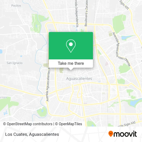 Los Cuates map
