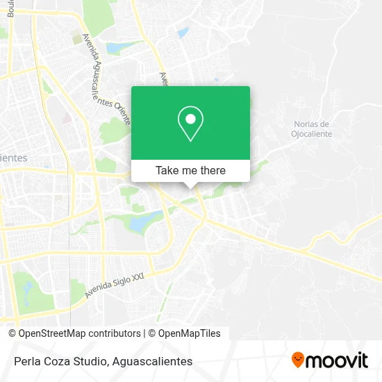Perla Coza Studio map