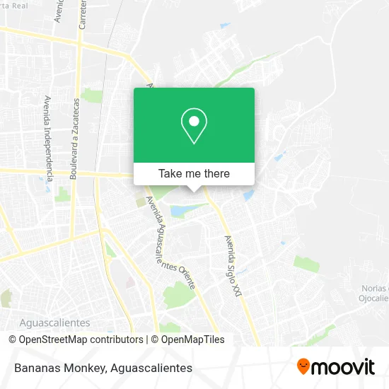Bananas Monkey map