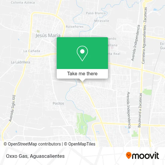 Oxxo Gas map
