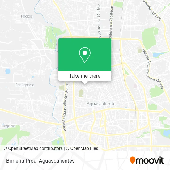 Birriería Proa map