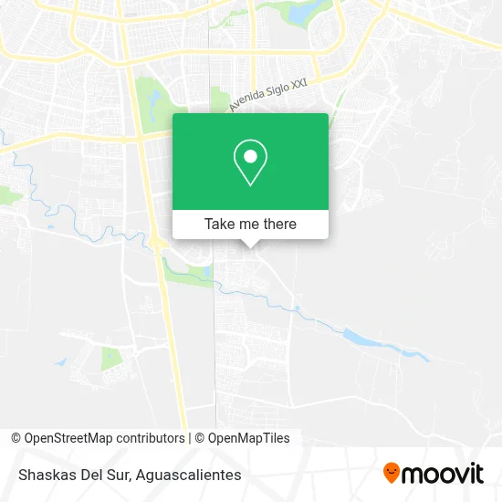 Shaskas Del Sur map