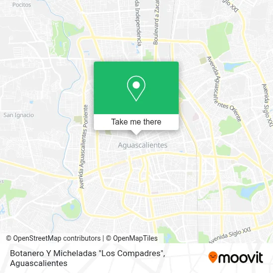 Botanero Y Micheladas "Los Compadres" map
