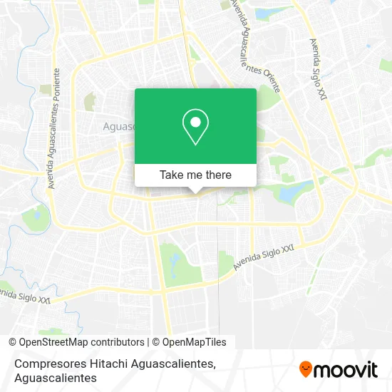 Compresores Hitachi Aguascalientes map