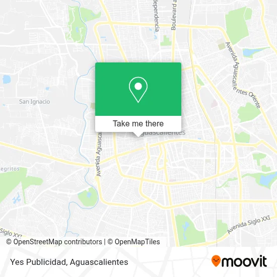 Yes Publicidad map