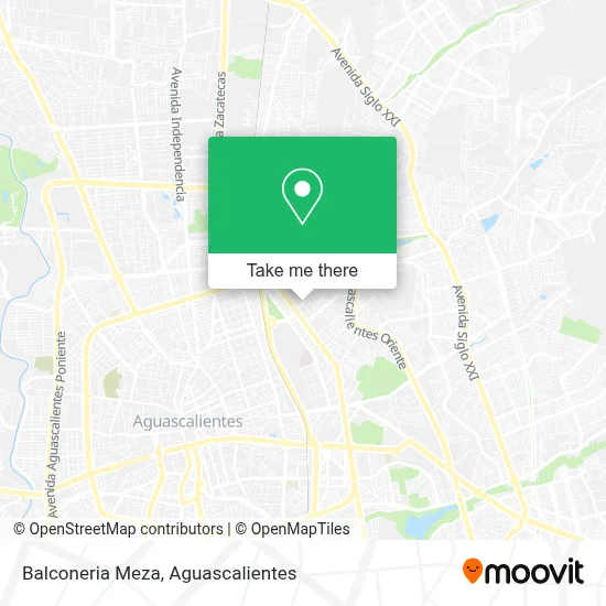 Balconeria Meza map