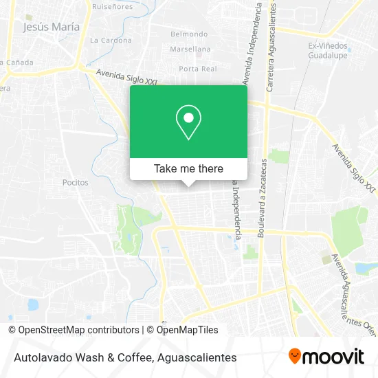 Autolavado Wash & Coffee map