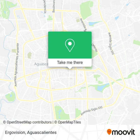 Ergovision map