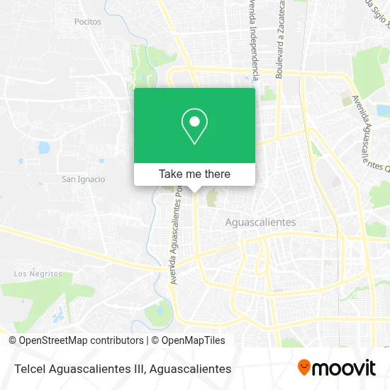 Telcel Aguascalientes III map