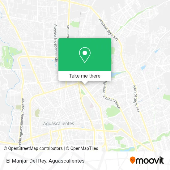El Manjar Del Rey map
