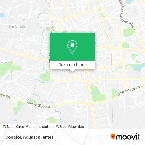 Conafor map