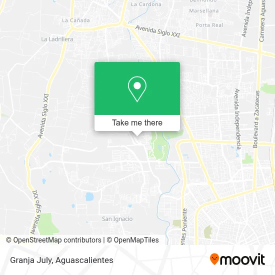 Granja July map