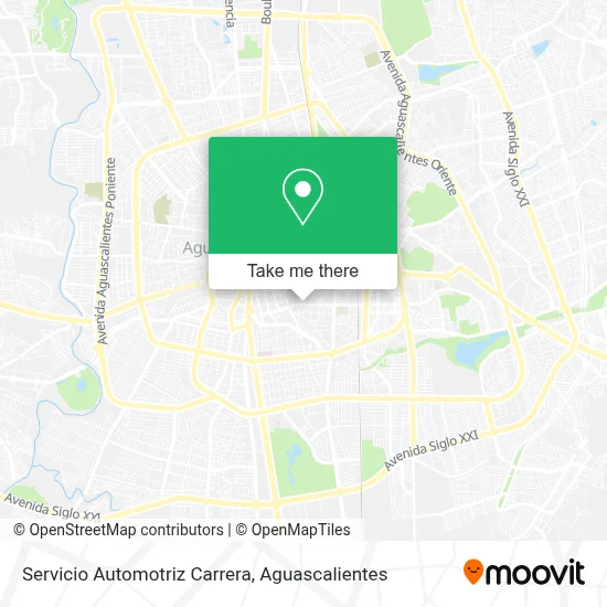 Servicio Automotriz Carrera map