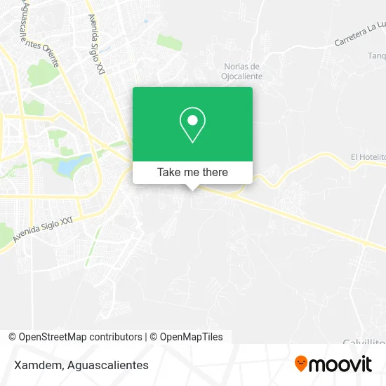Xamdem map