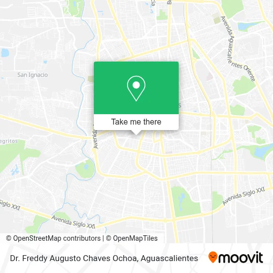 Dr. Freddy Augusto Chaves Ochoa map