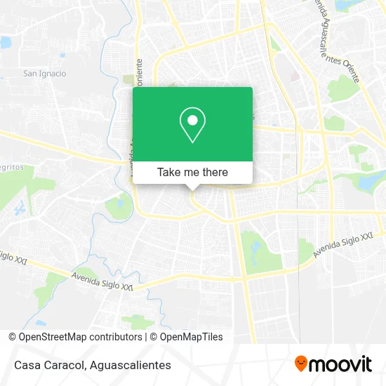 Casa Caracol map