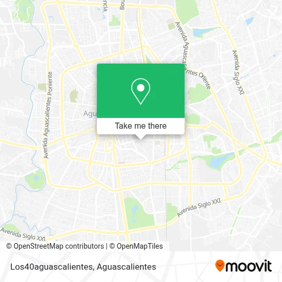 Los40aguascalientes map